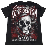 Zdjęcie produktu  Koszulka Śmierć Nic nie wiem x2  konfidentom 